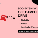 BookMyShow Off Campus Drive