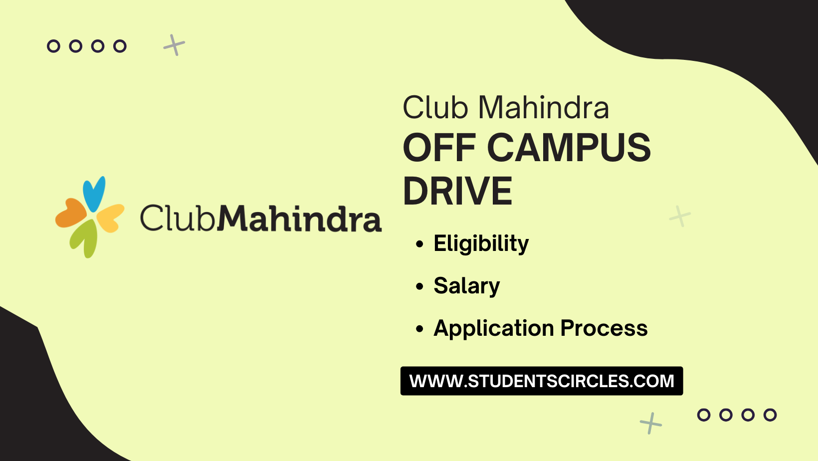 Club Mahindra Off Campus Drive