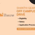 Shanthi Gears Off Campus Drive
