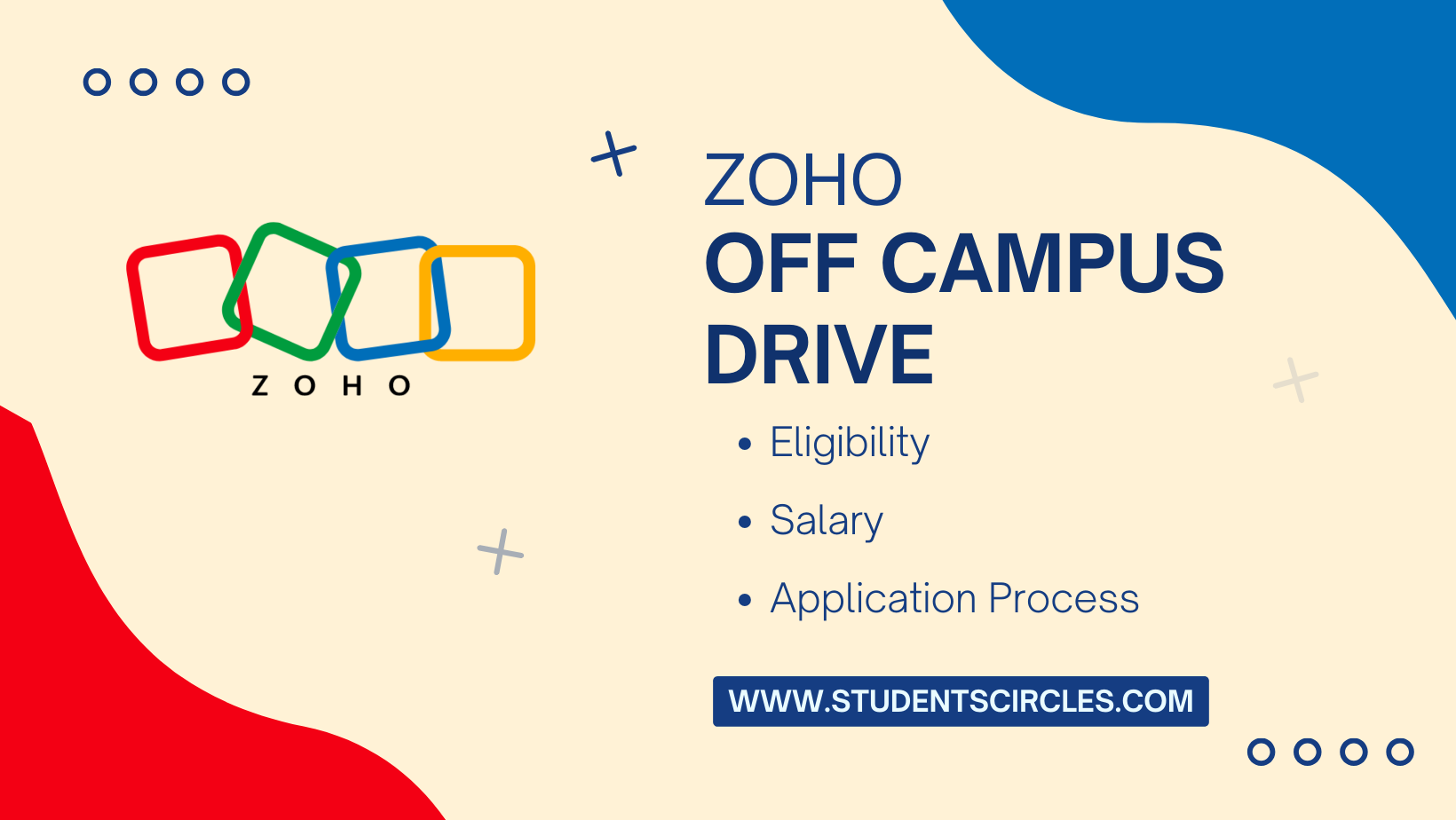 Zoho Off Campus Drive