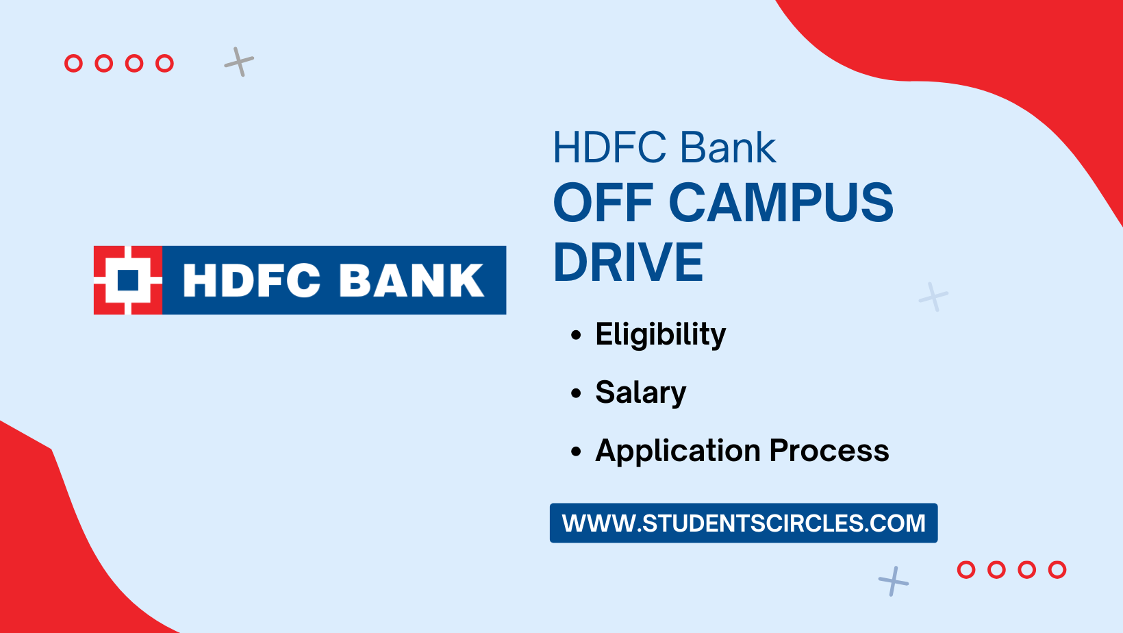 HDFC Bank Off Campus Drive