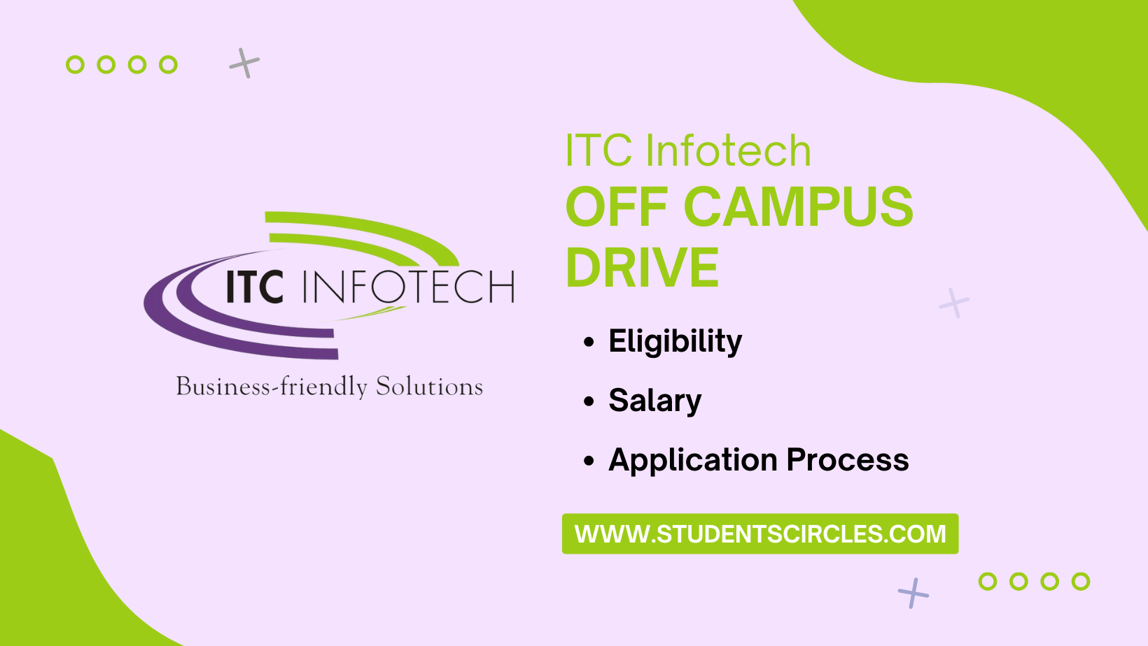 ITC Infotech Off Campus Drive