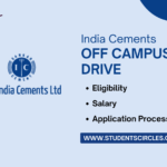 India Cements Off Campus Drive