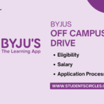 BYJUS Off Campus Drive