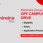 Mahindra Group Off Campus Drive