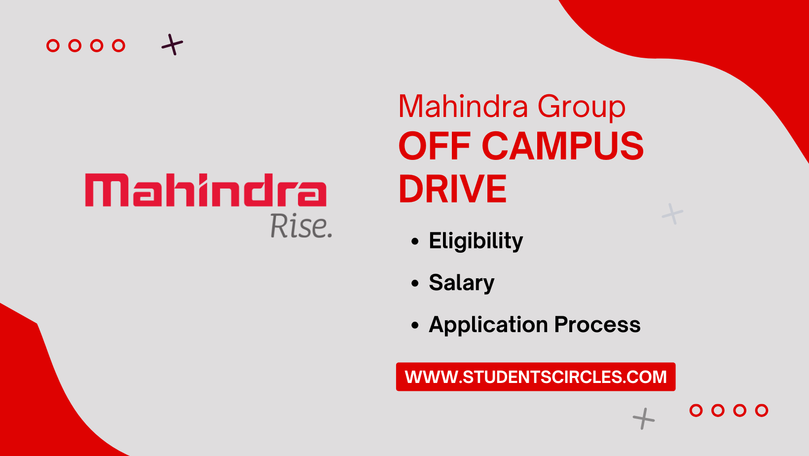 Mahindra Group Off Campus Drive