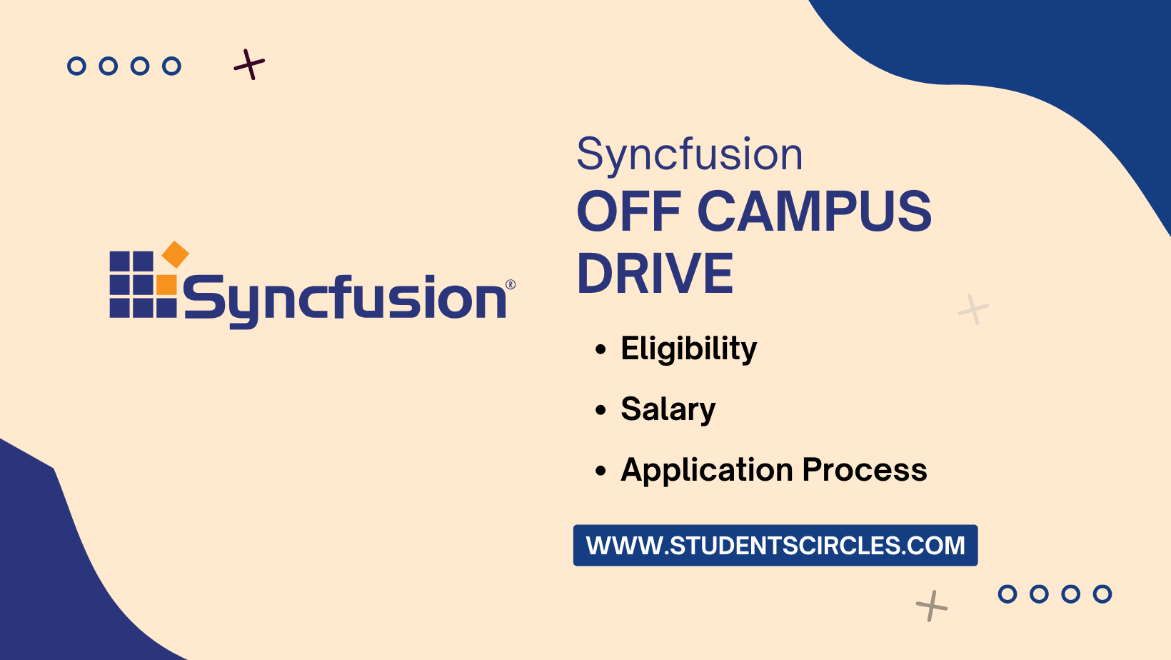 Syncfusion Off Campus Drive