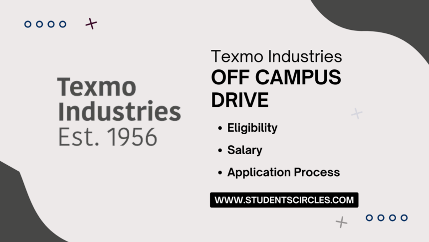 Texmo Industries Careers
