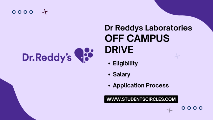 Dr Reddys Laboratories Careers