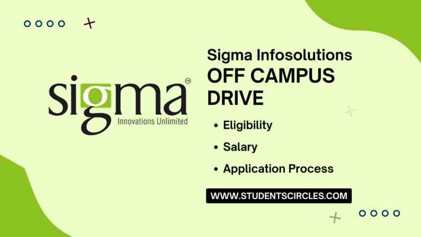 Sigma Infosolutions Careers